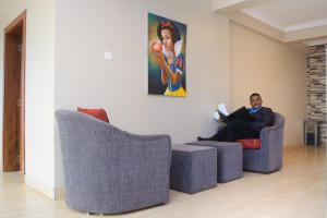 Posezení v ubytování Mendiata Hotel