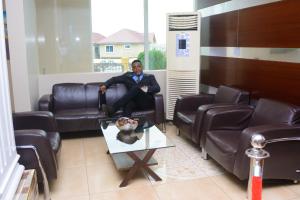 Posezení v ubytování Mendiata Hotel