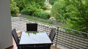 Balkón alebo terasa v ubytovaní Somogyi Apartmanház