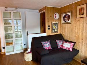 Część wypoczynkowa w obiekcie Appartement 2pieces Hyper Centre Les Houches, proche Chamonix