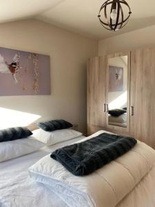Posteľ alebo postele v izbe v ubytovaní Le Martin Pêcheur - Appartement