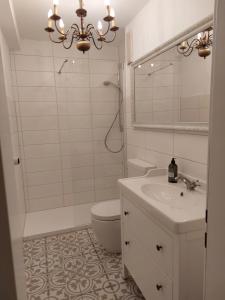 Phòng tắm tại Ferienwohnung Wiesengrund 2 +11 ảnh