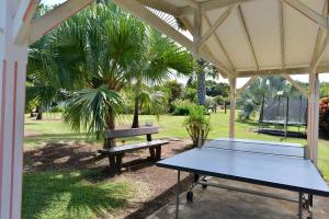 Stolní tenis v ubytování Sur la route des épices - Location villas avec piscine et jacuzzi nebo okolí