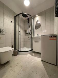 Kúpeľňa v ubytovaní BISCHOFSBERG Gdańsk City Center Apartments