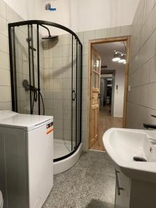 Kúpeľňa v ubytovaní BISCHOFSBERG Gdańsk City Center Apartments