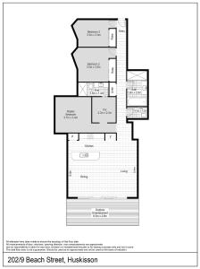 The floor plan of The View by Experience Jervis Bay