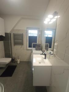 Kúpeľňa v ubytovaní Apartament Wolności