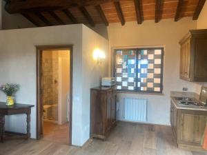 A kitchen or kitchenette at Podere Capitignano