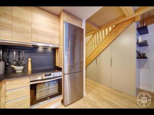 A kitchen or kitchenette at SANTA MARGALIDA de Alma de Nieve