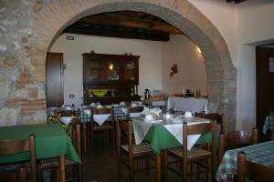 Restaurace v ubytování Il Poggiolo
