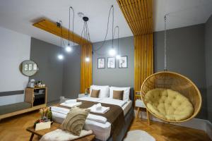 Χώρος καθιστικού στο Althof Apartments