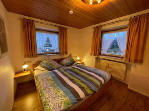 Postel nebo postele na pokoji v ubytování Apartment Wank by Interhome