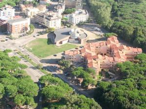 an aerial view of a city with buildings and trees at Apartment Acquamarina-3 by Interhome in Rosapineta