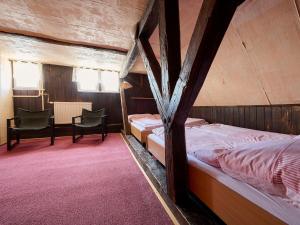 Katil atau katil-katil dalam bilik di Holiday Home Paseky nad Jizerou by Interhome