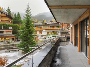 a view from the balcony of a building at Apartment Hédonia A7 by Interhome in Villars-sur-Ollon