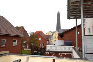 widok na miasto z dachu domu w obiekcie Villa-Pirola-Wohnung-5 w mieście Borkum