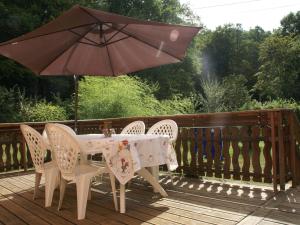 Balkón alebo terasa v ubytovaní Holiday Home in Vosges Nature Park