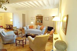 a living room with a couch and chairs at Near the sea big panoramic house 2 terraces in lovely village in Montiano