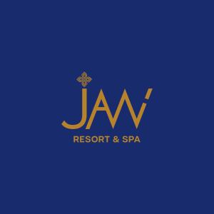 logotipo de complejo y spa y logotipo de spa en Jaw Resort & Spa en Jaww