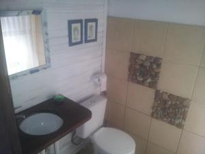 Phòng tắm tại Terracota y Chocolate