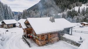 Chalet Le R'Posiao v zimě