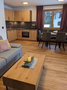 Kuchyň nebo kuchyňský kout v ubytování Am Römerweg - Appartements
