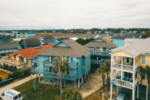 an aerial view of a residential neighborhood with houses at Waccamaw Condo - Unit 6 in Myrtle Beach