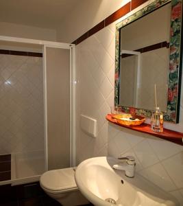 Kúpeľňa v ubytovaní Hotel Pension Alte Mühle