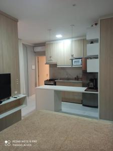 Kuchyň nebo kuchyňský kout v ubytování Flat Residencial Simas