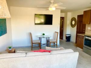 Luxurious 1 bedroom Apt with pool in Simpson Bay的电视和/或娱乐中心