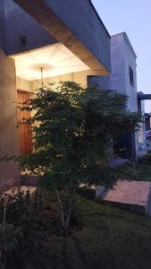 una casa con un árbol delante de un edificio en Casa DeCa en Luján de Cuyo