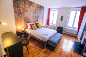 Posteľ alebo postele v izbe v ubytovaní Le 34 Malon, T5 hypercentre chic et cosy, wifi, netflix par SOVALFI