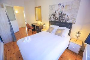 Posteľ alebo postele v izbe v ubytovaní Le 34 Malon, T5 hypercentre chic et cosy, wifi, netflix par SOVALFI