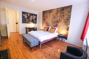 Posteľ alebo postele v izbe v ubytovaní Le 34 Malon, T5 hypercentre chic et cosy, wifi, netflix par SOVALFI