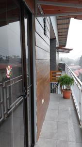 Balkón nebo terasa v ubytování Hotel Pacuare Turrialba