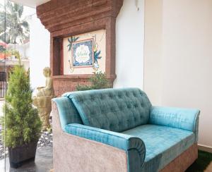 Istumisnurk majutusasutuses The Verda De Miranda Resort Morjim North Goa