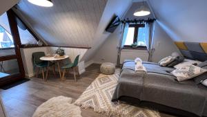 Posezení v ubytování VIP Apartamenty Centrum