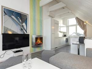 Nhà bếp/bếp nhỏ tại 6 person holiday home in Wendtorf