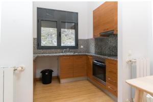 Kuchyň nebo kuchyňský kout v ubytování Apartamentos Canillo 3000