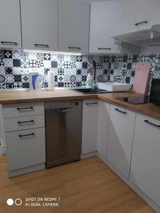 Kuchyňa alebo kuchynka v ubytovaní Apartament przy Słonecznej
