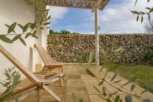 Ein Garten an der Unterkunft Masseria Rauccio