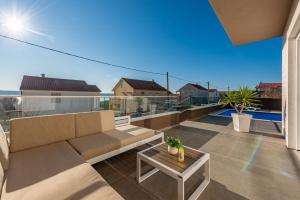 Balkón alebo terasa v ubytovaní Villa Azeret ZadarVillas