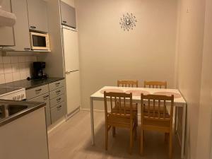 Kuchyň nebo kuchyňský kout v ubytování Style 1BR Appartment in Tornio