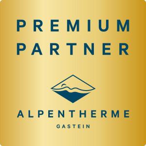 un logo pour un établissement d’espèces alternatif de peintre permanent dans l'établissement Apartment NH96 inklusive kostenfreiem Eintritt in die Alpentherme, à Bad Hofgastein