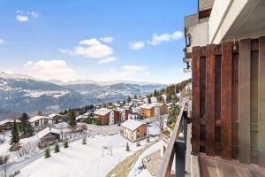 Üldine mäevaade või majutusasutusest Chaleureux studio à Anzère, accessible à ski, proche de tout pildistatud vaade