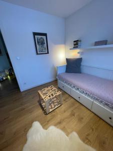Posteľ alebo postele v izbe v ubytovaní Apartament Poleczka Zakopane Kościelisko
