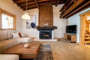 Fotografia z galérie ubytovania Chalet vue Mont-Blanc, +4 Chambres, cheminée v destinácii Megève