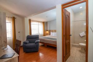 Postel nebo postele na pokoji v ubytování Casa Villa Arequipa
