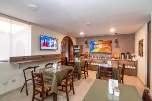 TV a/nebo společenská místnost v ubytování Casa Villa Arequipa