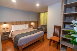 Postel nebo postele na pokoji v ubytování Casa Villa Arequipa